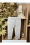Corded Knitwear Trousers with Lace Waist - 3