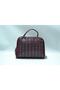 Women's Hand and Shoulder Bag with Stones and Zipper Small Size