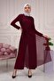 Chiffon Women's Long Jumpsuit Dress with Mobile Belt - 2