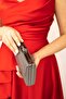 Women's Platinum Plated Evening Dress Bag - 4