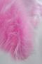 Plush Throw Pillow Cover Washable Long Pile Pink - 2