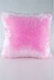 Plush Square Throw Pillow Case - Pink