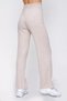 Women's Corded Knitwear Trousers Beige 22wk261 - 3