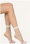 Women's White Classic Fishnet Socks - 8