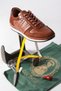 Cool Genuine Leather Men's Daily Shoes, Casual Shoes, 100% Leather Shoes 4 Season Shoes Tan - 7