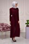 Chiffon Women's Long Jumpsuit Dress with Mobile Belt - 3