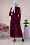 Chiffon Women's Long Jumpsuit Dress with Mobile Belt - 4