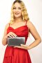 Women's Platinum Plated Evening Dress Bag - 2