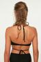 Siyah Bağlamalı Straplez Kaplı Bikini Üstü TBESS21BU0411 - 6