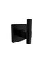 Black Square Single Bathrobe Hanger