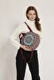 Fargin Ethnic Authentic Patterned Round Backpack Embroidered Bohemian Style Backpack - 3