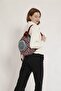 Fargin Ethnic Authentic Patterned Round Backpack Embroidered Bohemian Style Backpack - 8