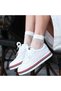 Women's White Classic Fishnet Socks