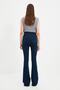 Blue Lycra Spanish Skinny Jean Compressor Denim Jean - 3