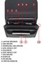 Black Briefcase With Shoulder Strap Lock Mechanism 15.6 Inch Laptop Compartment - 3