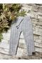 Corded Knitwear Trousers with Lace Waist