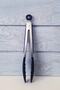 Steel Serving Tongs with Silicone Tip Mechanism 25 cm