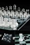 Vilya Glass Transparent Chess Set Megalux Decorative Crystal Chess Set Transparent - 5