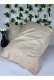 Beige Luxury Hotel Series Pillow Case 2-Pack 50X70Cm Striped Silk Textured Cotton Satin Skin Friendly - 3