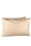 Beige Luxury Hotel Series Pillow Case 2-Pack 50X70Cm Striped Silk Textured Cotton Satin Skin Friendly - 5