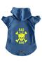 Hooded Sweatshirt Dog And Cat Outfit - Blue Bad To The Bone