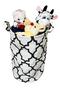 Toy Basket Double Layer Fabric Vip Foldable Basket