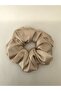 Women's Gold Satin Scrunchie Bagel Buckle