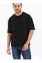 Oversize Plain Black T-Shirt - 2