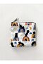 Cat Patterned Mini Wallet Pad Bag