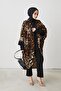 Leopar Desenli Bayan Kimono - 4