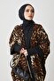 Leopar Desenli Bayan Kimono - 5