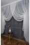 Ice Broken Pattern Double-breasted Tulle Curtain (bead Included), 300x260cm, 1/4, 14esse00101