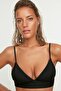 Black Triangle Covered Bikini Top Tbess21Bu0085 - 2