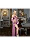 Women's Satin 2-Piece Nightgown Set with Dressing Gown