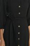Black Belted Buttoned Woven Dress TWOSS19IE0009 - 8