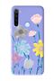 Xiaomi Redmi Note 8 Compatible Color Brush Design Lilac Launch Phone Case