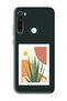 حافظة هاتف Xiaomi Redmi Note 8 متوافقة مع تصميم زهرة الذرة باللون الأسود