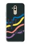 حافظة هاتف متوافقة مع هاتف Huawei Mate 20 Lite بتصميم Let It Go باللون الأسود