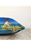 Surfing Dog Digital Printed Modern Double Sided Raschel Knitted Pillow Throw Pillow Cover - 3