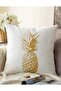 Gold Color Cactus Digital Printed Double Sided Raschel Knitted Pillow Throw Pillow Cover