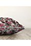 Poppy Flower Motif Digital Printed Double Sided Raschel Knitted Pillow Throw Pillow Cover - 3