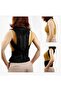 Unisex Black Back Straightening Corset Vest - 2