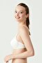 - Women's White Eared Full Bra 66147 - 2