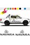 مجموعة ملصقات السيارات Nissan Navara Compass Off Road - 2