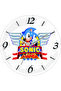 ساعة حائط زجاجية حقيقية من Sonic Mania Visual Silent Mite Curved