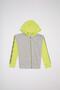 Girl's Hooded Color Block Cardigan L3659A620AU