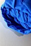 Blue Combed Cotton Double Elastic Sheet - 2