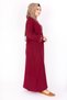 Women's Collar Embroidered Long Sleeve Strawberry Dress - 3