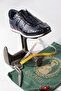 Swanky Genuine Leather Men's Casual Shoes Navy Blue - 4