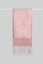Silk Double Layer Tulle Shawl - Powder - 2